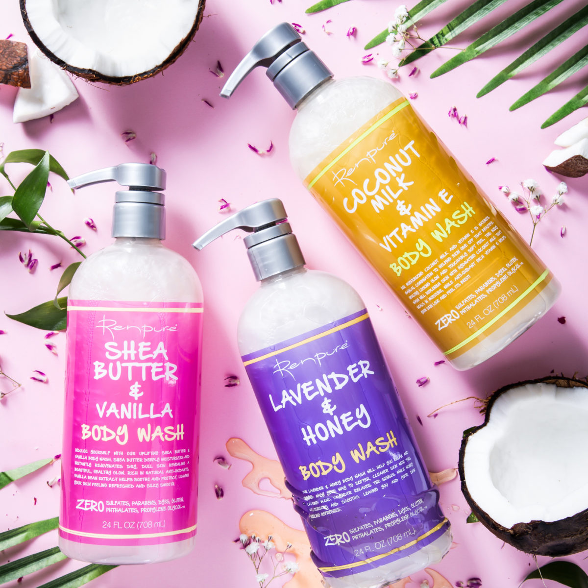 Coconut Milk & Vitamin E Body Wash Renpure