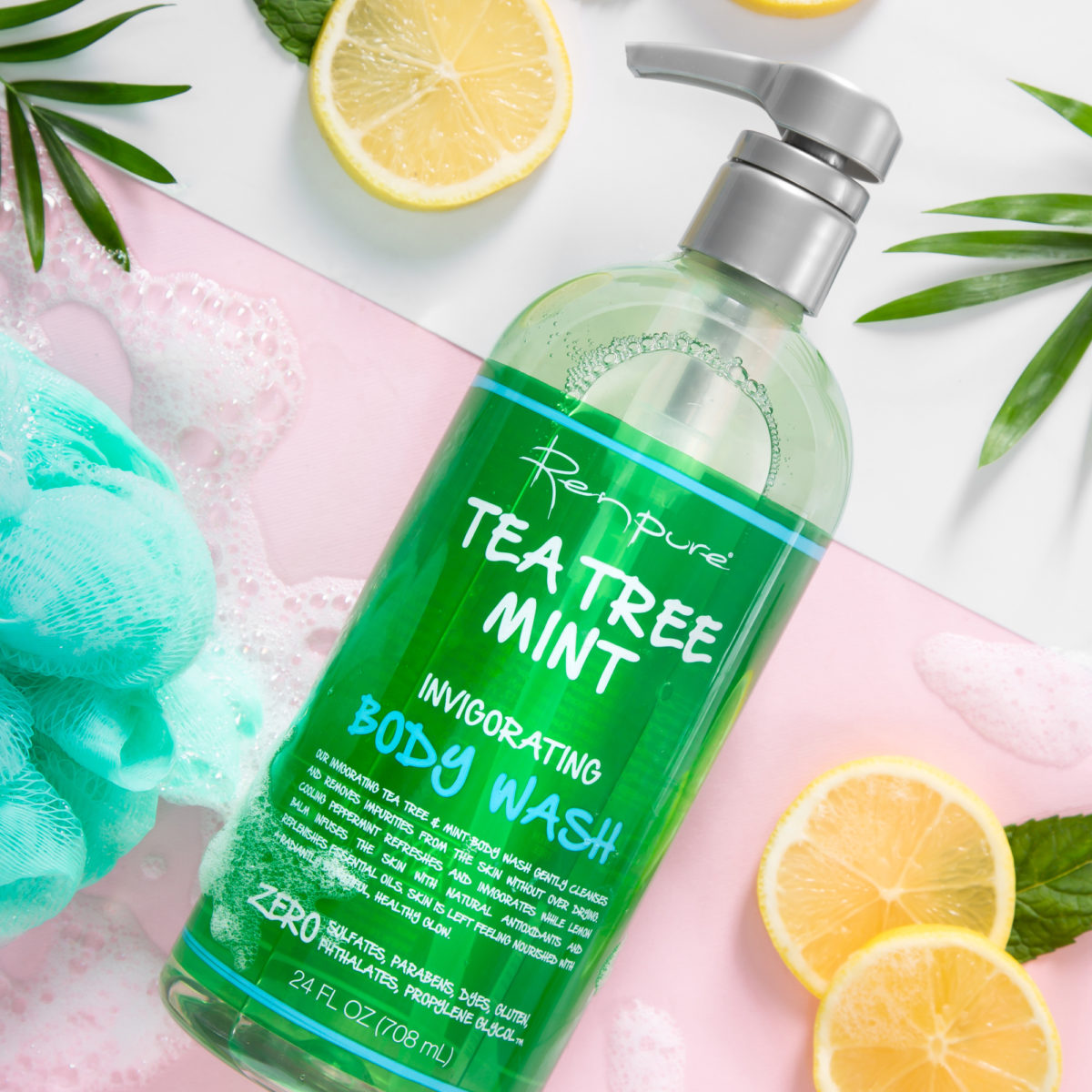 Tea Tree Mint Invigorating Body Wash Renpure